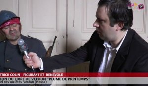 Salon du livre de Verdun - Interview de Patrick Colin, figurant