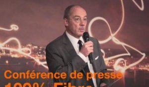 La conférence de presse 100% Fibre d’ Orange