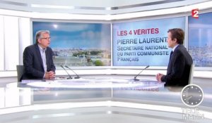 Comparaison FN-PCF : Pierre Laurent demande "des excuses publiques" à François Hollande
