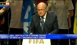 Corruptions à la Fifa: Sepp Blatter "ne peut pas surveiller tout le monde"