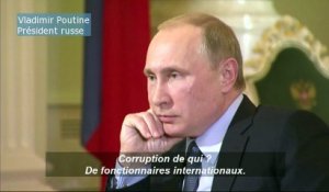 Poutine accuse les USA de vouloir empêcher la tenue du Mondial 2018 en Russie