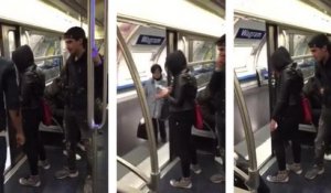 Une mauvaise blague dans le métro parisien