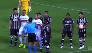 Luis Fabiano se fait expulser pour une simulation grotesque