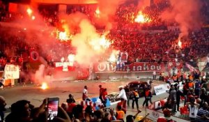 Euroligue : l'ambiance de folie à la fin d'Olympiakos - Barcelone