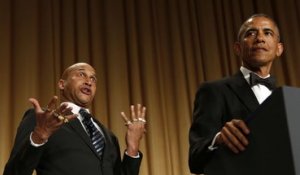 Barack Obama s'improvise comédien lors d'un discours à la Maison Blanche
