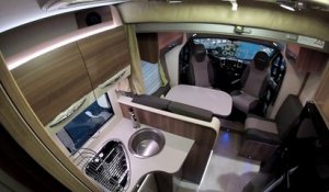 Visite en vidéo du profilé Chausson 628 EB, camping-car compact sur porteur Fiat (ou Ford)