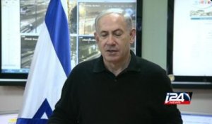 Israeli Prime Minister Benjamin Netanyahu addresses France