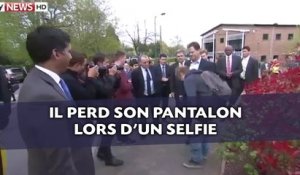 Il perd son pantalon lors d'un selfie avec le vice Premier ministre