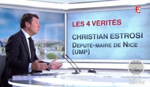 Les 4 Vérités - Christian Estrosi : la brouille chez les Le Pen, "une obscénité"