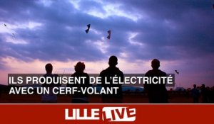 Ils produisent de l'électricté avec un cerf-volant