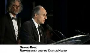 Charlie Hebdo reçoit un prix pour la liberté d'expression à New York
