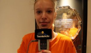 Tennis - ITF / WTA - Eva Zannier boursière Bronze de la fondation Hope and Spirit