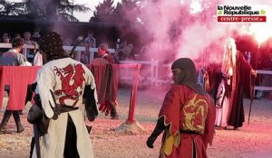 VIDEO. Les chevaliers de la table ronde en spectacle à Poitiers