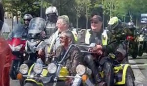 Bénédiction des motards du MC Hospimoto sur le parking Bollaert à Lens (10 mai 2015)