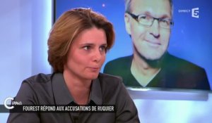 Privée d'ONPC, Caroline Fourest réagit aux propos de Laurent Ruquier - C à vous - 12/05/2015