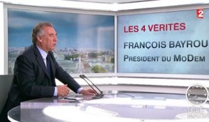 es 4 Vérités-François Bayrou demande le retrait de la réforme des lycées