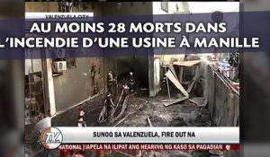 Au moins 28 morts dans l'incendie d'une usine aux Philippines