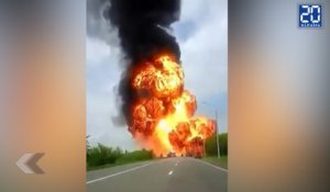 Une énorme explosion sur une autoroute russe - Le Rewind du Mercredi 13 mai 2015