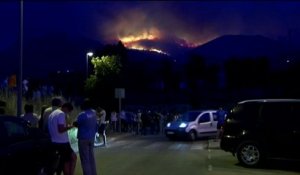 D'importants incendies dans la province d'Alicante