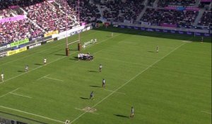 TOP14 - Paris - Montpellier: Essai Robins Tchale-Watchou (MON) - J25 - Saison 2014/2015