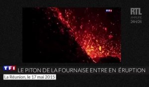 L'éruption du Piton de la Fournaise