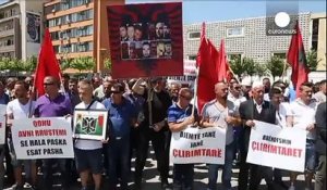 Kosovo : manifestation pour la libération des combattants retenus en ARYM