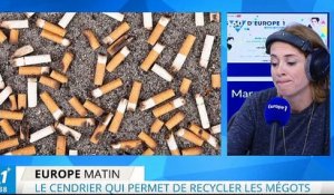 Le cendrier qui permet de recycler les mégots