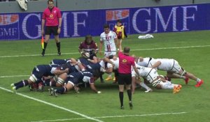 TOP14 - Toulouse - Bordeaux: Essai Julien Rey (BOR) - J26 - Saison 2014/2015