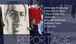[REPORTAGE] Cérémonie d’hommage solennel de la Nation à P. Brossolette, G. de Gaulle-Anthonioz, G. Tillion et J. Zay