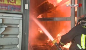 Incendie à Pantin : les impressionnantes images des pompiers