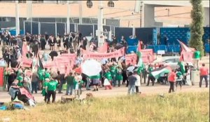 Congrès de la Fifa : des pro-palestiniens manifestent pour faire suspendre Israël