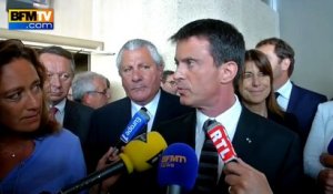 "Ce n’est pas ma présence qui symbolise ou non un territoire de non-droit", dit Valls à Marseille