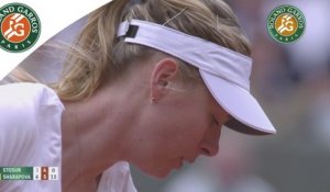 Temps forts M. Sharapova - S. Stosur Roland-Garros 2015 / 3e tour