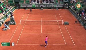Le lob de Nick Kyrgios contre Andy Murray (Roland Garros)