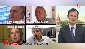 Liste noire du Kremlin : Levy, Cohn-Bendit, Le Roux et Malosse privés de Russie