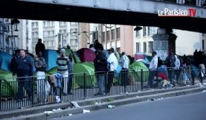 Le campement de migrants du métro La Chapelle évacué