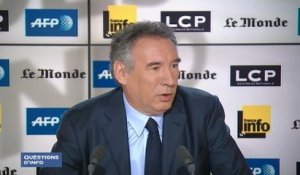François Bayrou: " Je n'ai jamais eu peur de Nicolas Sarkozy".