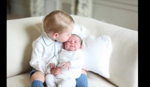 Les premières photos de la princesse Charlotte avec son frère George