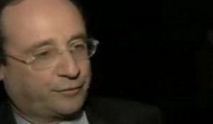 Meeting de Limoges : ITV de F. Hollande
