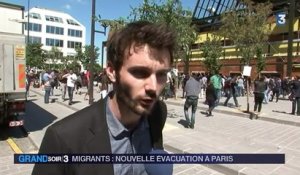 De fortes tensions lors de l'évacuation d'un camp de migrants