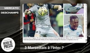 OM: 3 joueurs sur les tablettes de l'Inter