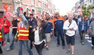 Valenciennes : les Vallourec au cœur de la manifestation pour l'emploi