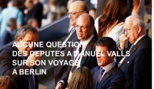 Manuel Valls justifie brièvement son voyage controversé à Berlin