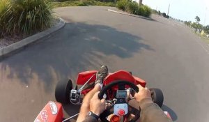 Des drifts super fun avec un Go Kart modifié