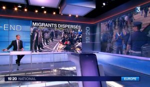 La police italienne tente de disperser les migrants de Vintimille