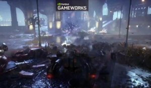 Batman Arkham Knight : Gameplay de la Batmobile avec Nvidia Gameworks (PC)