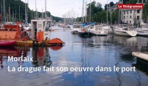 Morlaix. La drague fait son oeuvre dans le port