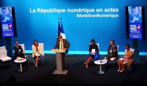 Remise du rapport Ambition Numérique par Benoit Thieulin et annonce de la stratégie numérique par Manuel Valls