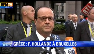Dette grecque: "Les conditions d’un accord sont réunies", dit Hollande