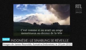 Indonésie : l'impressionnant réveil du volcan Sinabung